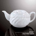 Forno de porcelana branca saudável durável cofre chá pot com tampa